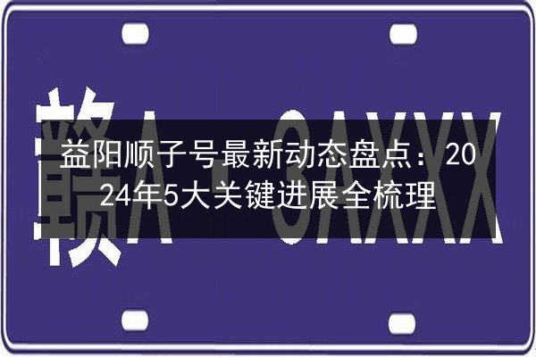 益阳顺子号最新动态盘点：2024年5大关键进展全梳理 第2张