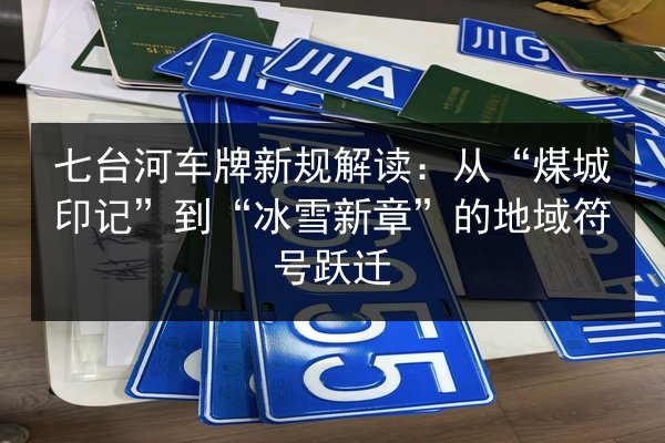 七台河车牌新规解读:从“煤城印记”到“冰雪新章”的地域符号跃迁 第2张 七台河车牌新规解读:从“煤城印记”到“冰雪新章”的地域符号跃迁 第2张