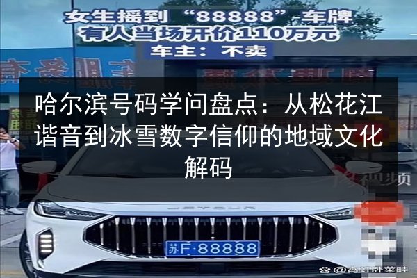 哈尔滨号码学问盘点：从松花江谐音到冰雪数字信仰的地域文化解码