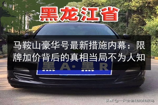 马鞍山豪华号最新措施内幕：限牌加价背后的真相当局不为人知