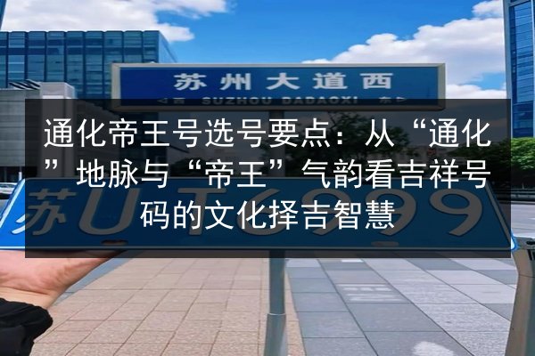 通化帝王号选号要点：从“通化”地脉与“帝王”气韵看吉祥号码的文化择吉智慧 第1张