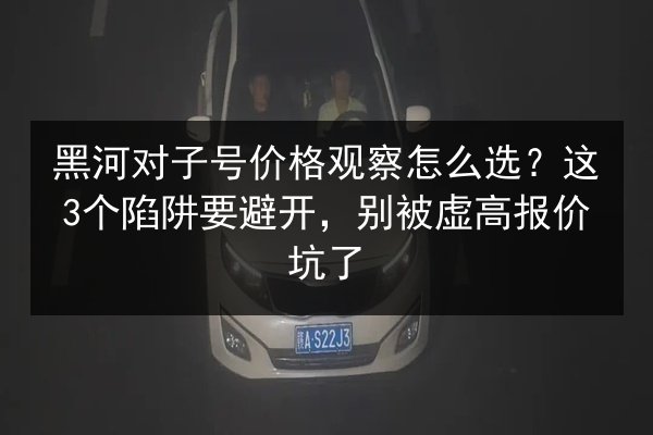 黑河对子号价格观察怎么选?这3个陷阱要避开,别被虚高报价坑了 第2张 黑河对子号价格观察怎么选?这3个陷阱要避开,别被虚高报价坑了 第2张