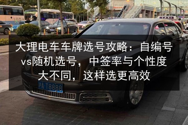 大理电车车牌选号攻略:自编号vs随机选号,中签率与个性度大不同,这样选更高效 第2张 大理电车车牌选号攻略:自编号vs随机选号,中签率与个性度大不同,这样选更高效 第2张