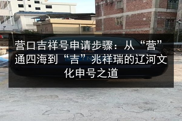 营口吉祥号申请步骤：从“营”通四海到“吉”兆祥瑞的辽河文化申号之道