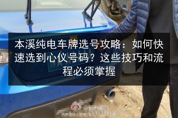 本溪纯电车牌选号攻略：如何快速选到心仪号码？这些技巧和流程必须掌握