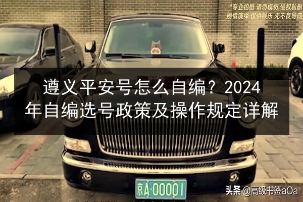 遵义平安号怎么自编？2024年自编选号政策及操作规定详解