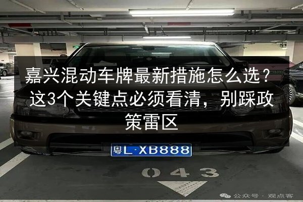 嘉兴混动车牌最新措施怎么选?这3个关键点必须看清,别踩政策雷区 第3张 嘉兴混动车牌最新措施怎么选?这3个关键点必须看清,别踩政策雷区 第3张