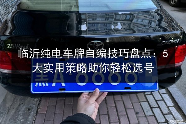 临沂纯电车牌自编技巧盘点:5大实用策略助你轻松选号 第3张 临沂纯电车牌自编技巧盘点:5大实用策略助你轻松选号 第3张