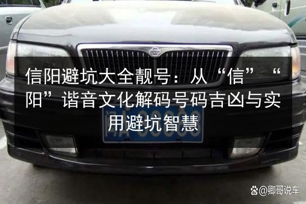 信阳避坑大全靓号:从“信”“阳”谐音文化解码号码吉凶与实用避坑智慧 第3张 信阳避坑大全靓号:从“信”“阳”谐音文化解码号码吉凶与实用避坑智慧 第3张
