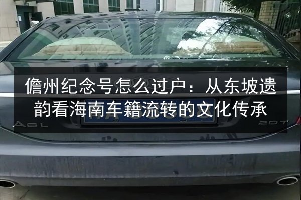 儋州纪念号怎么过户：从东坡遗韵看海南车籍流转的文化传承