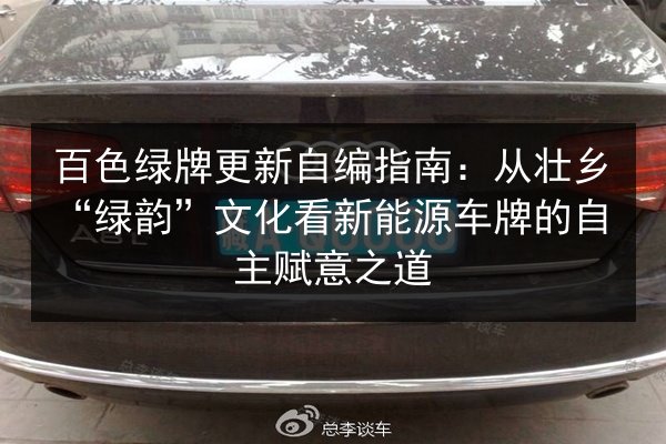 百色绿牌更新自编指南：从壮乡“绿韵”文化看新能源车牌的自主赋意之道 第2张