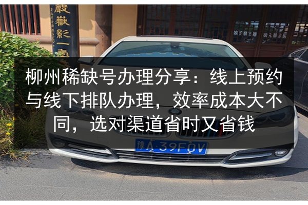 柳州稀缺号办理分享:线上预约与线下排队办理,效率成本大不同,选对渠道省时又省钱 第2张 柳州稀缺号办理分享:线上预约与线下排队办理,效率成本大不同,选对渠道省时又省钱 第2张