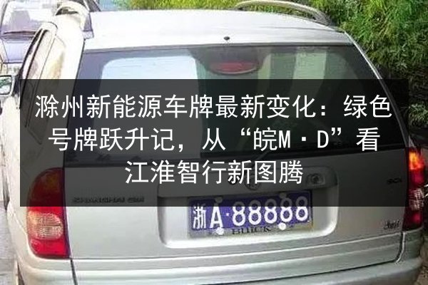 滁州新能源车牌最新变化:绿色号牌跃升记,从“皖M·D”看江淮智行新图腾 第3张 滁州新能源车牌最新变化:绿色号牌跃升记,从“皖M·D”看江淮智行新图腾 第3张
