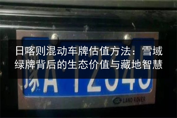 日喀则混动车牌估值方法：雪域绿牌背后的生态价值与藏地智慧