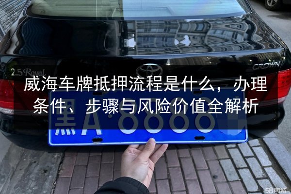威海车牌抵押流程是什么，办理条件、步骤与风险价值全解析 第3张