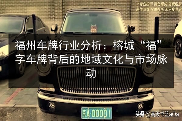 福州车牌行业分析:榕城“福”字车牌背后的地域文化与市场脉动 第3张 福州车牌行业分析:榕城“福”字车牌背后的地域文化与市场脉动 第3张