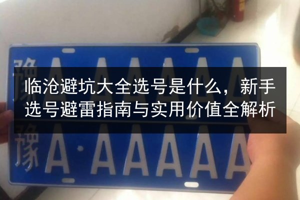 临沧避坑大全选号是什么,新手选号避雷指南与实用价值全解析 第3张 临沧避坑大全选号是什么,新手选号避雷指南与实用价值全解析 第3张