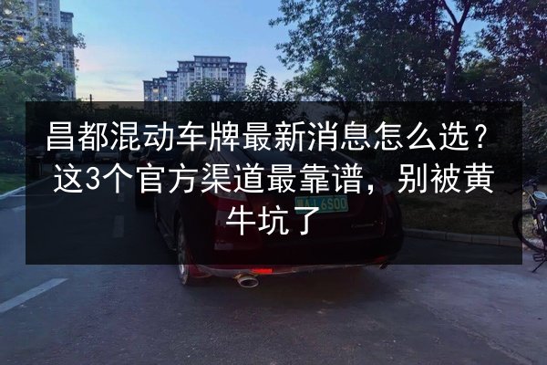 昌都混动车牌最新消息怎么选？这3个官方渠道最靠谱，别被黄牛坑了