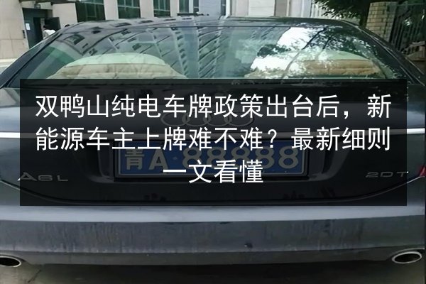 双鸭山纯电车牌政策出台后，新能源车主上牌难不难？最新细则一文看懂