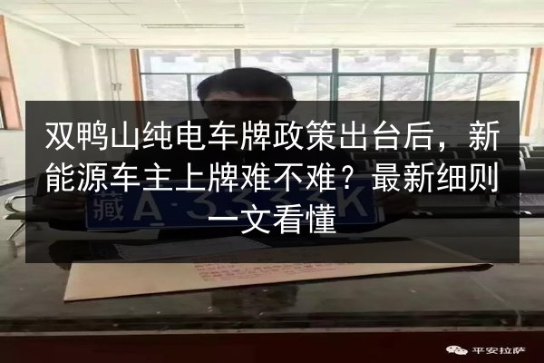 双鸭山纯电车牌政策出台后,新能源车主上牌难不难?最新细则一文看懂 第2张 双鸭山纯电车牌政策出台后,新能源车主上牌难不难?最新细则一文看懂 第2张