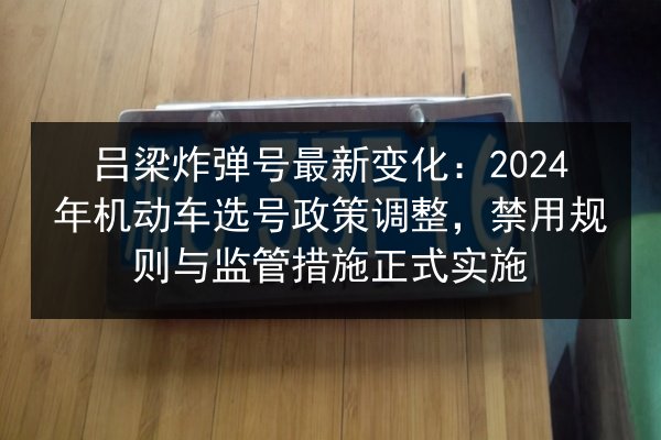 吕梁炸弹号最新变化：2024年机动车选号政策调整，禁用规则与监管措施正式实施
