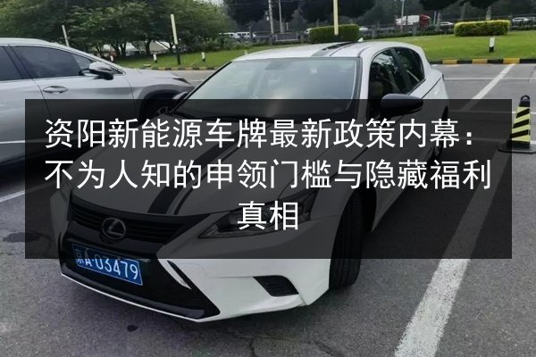 资阳新能源车牌最新政策内幕：不为人知的申领门槛与隐藏福利真相 第2张