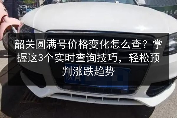 韶关圆满号价格变化怎么查？掌握这3个实时查询技巧，轻松预判涨跌趋势