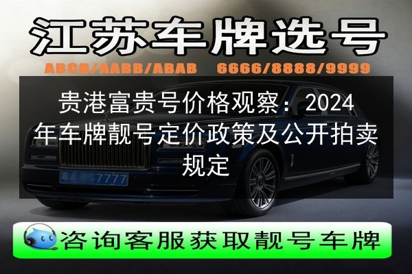 贵港富贵号价格观察:2024年车牌靓号定价政策及公开拍卖规定 第3张 贵港富贵号价格观察:2024年车牌靓号定价政策及公开拍卖规定 第3张