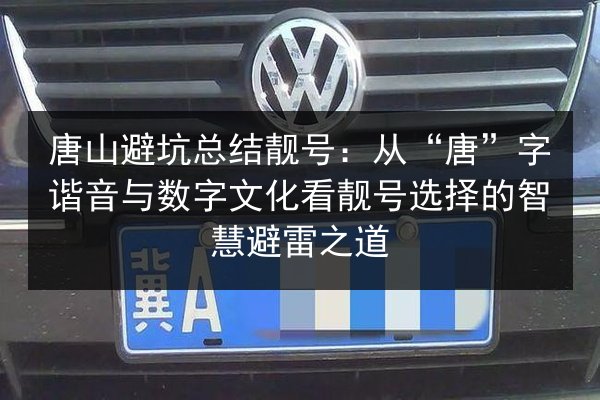 唐山避坑总结靓号:从“唐”字谐音与数字文化看靓号选择的智慧避雷之道 第3张 唐山避坑总结靓号:从“唐”字谐音与数字文化看靓号选择的智慧避雷之道 第3张