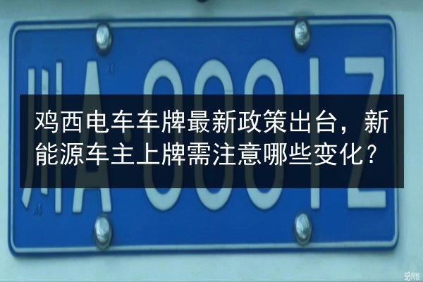 鸡西电车车牌最新政策出台,新能源车主上牌需注意哪些变化? 第3张 鸡西电车车牌最新政策出台,新能源车主上牌需注意哪些变化? 第3张