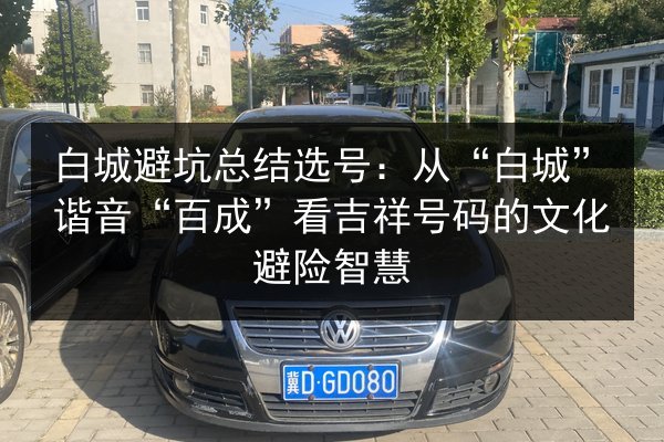 白城避坑总结选号：从“白城”谐音“百成”看吉祥号码的文化避险智慧