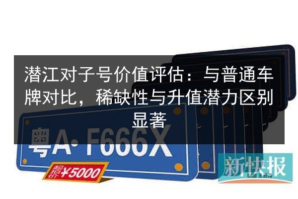潜江对子号价值评估:与普通车牌对比,稀缺性与升值潜力区别显著 第1张 潜江对子号价值评估:与普通车牌对比,稀缺性与升值潜力区别显著 第1张