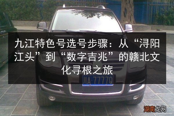 九江特色号选号步骤：从“浔阳江头”到“数字吉兆”的赣北文化寻根之旅 第3张