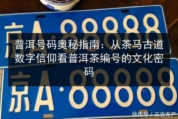 普洱号码奥秘指南：从茶马古道数字信仰看普洱茶编号的文化密码 第2张