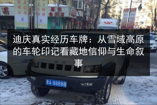 迪庆真实经历车牌:从雪域高原的车轮印记看藏地信仰与生命叙事 第1张 迪庆真实经历车牌:从雪域高原的车轮印记看藏地信仰与生命叙事 第1张