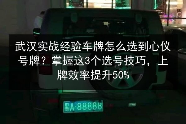 武汉实战经验车牌怎么选到心仪号牌?掌握这3个选号技巧,上牌效率提升50% 第2张 武汉实战经验车牌怎么选到心仪号牌?掌握这3个选号技巧,上牌效率提升50% 第2张