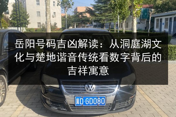 岳阳号码吉凶解读：从洞庭湖文化与楚地谐音传统看数字背后的吉祥寓意