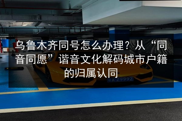 乌鲁木齐同号怎么办理？从“同音同愿”谐音文化解码城市户籍的归属认同