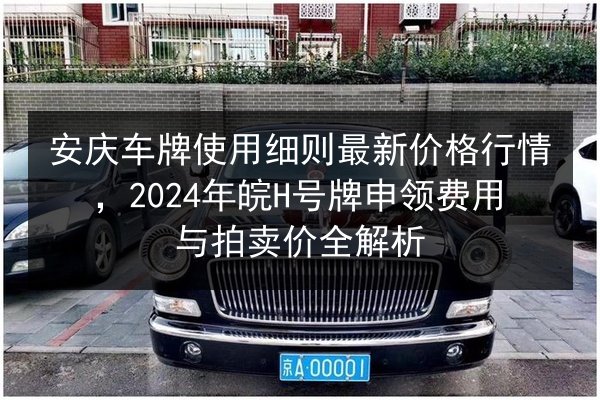 安庆车牌使用细则最新价格行情，2024年皖H号牌申领费用与拍卖价全解析