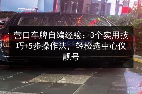 营口车牌自编经验:3个实用技巧+5步操作法,轻松选中心仪靓号 第2张 营口车牌自编经验:3个实用技巧+5步操作法,轻松选中心仪靓号 第2张