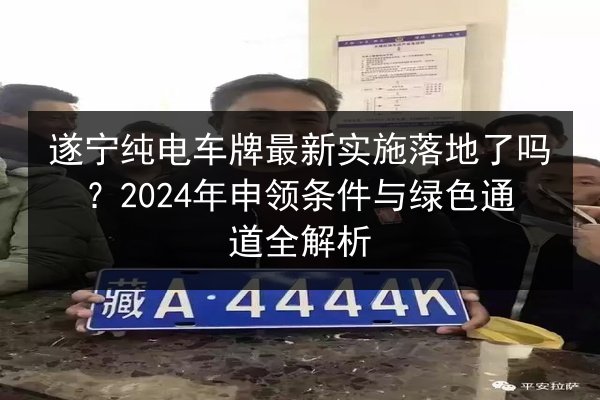 遂宁纯电车牌最新实施落地了吗?2024年申领条件与绿色通道全解析 第1张 遂宁纯电车牌最新实施落地了吗?2024年申领条件与绿色通道全解析 第1张