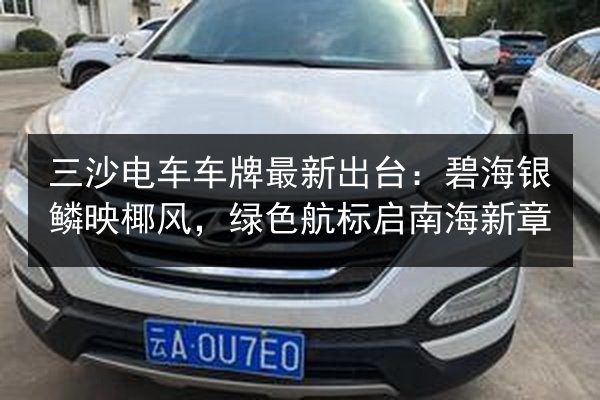 三沙电车车牌最新出台：碧海银鳞映椰风，绿色航标启南海新章 第1张