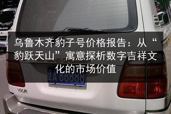乌鲁木齐豹子号价格报告：从“豹跃天山”寓意探析数字吉祥文化的市场价值 第3张