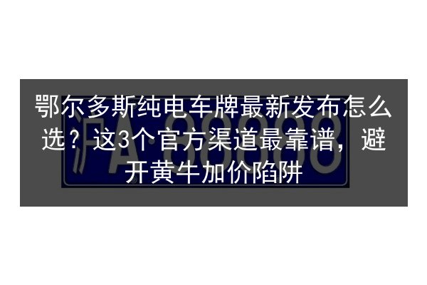 鄂尔多斯纯电车牌最新发布怎么选？这3个官方渠道最靠谱，避开黄牛加价陷阱 第1张