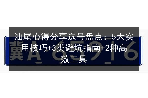 汕尾心得分享选号盘点:5大实用技巧+3类避坑指南+2种高效工具 第2张 汕尾心得分享选号盘点:5大实用技巧+3类避坑指南+2种高效工具 第2张