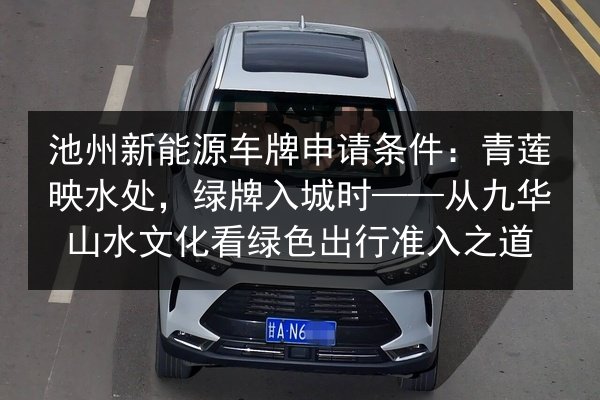 池州新能源车牌申请条件:青莲映水处,绿牌入城时——从九华山水文化看绿色出行准入之道 第2张 池州新能源车牌申请条件:青莲映水处,绿牌入城时——从九华山水文化看绿色出行准入之道 第2张