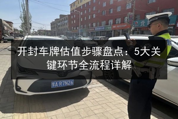 开封车牌估值步骤盘点:5大关键环节全流程详解 第3张 开封车牌估值步骤盘点:5大关键环节全流程详解 第3张