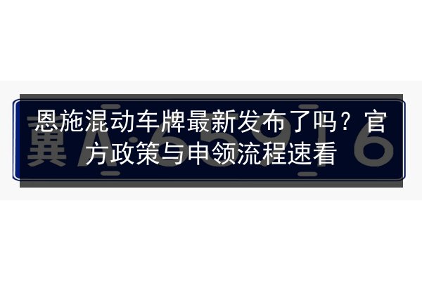 恩施混动车牌最新发布了吗？官方政策与申领流程速看