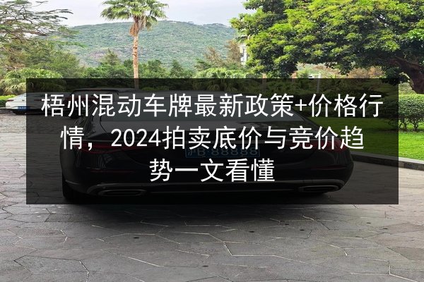 梧州混动车牌最新政策+价格行情，2024拍卖底价与竞价趋势一文看懂