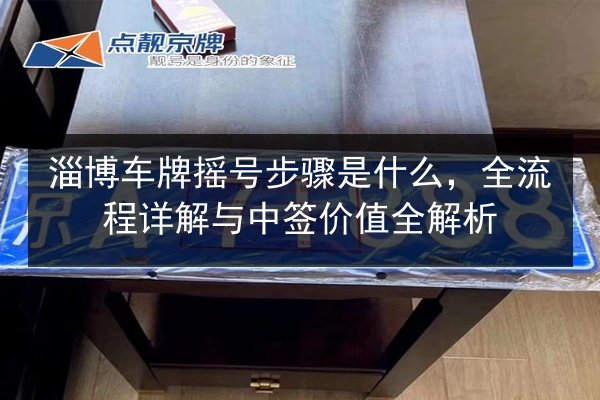淄博车牌摇号步骤是什么，全流程详解与中签价值全解析 第3张